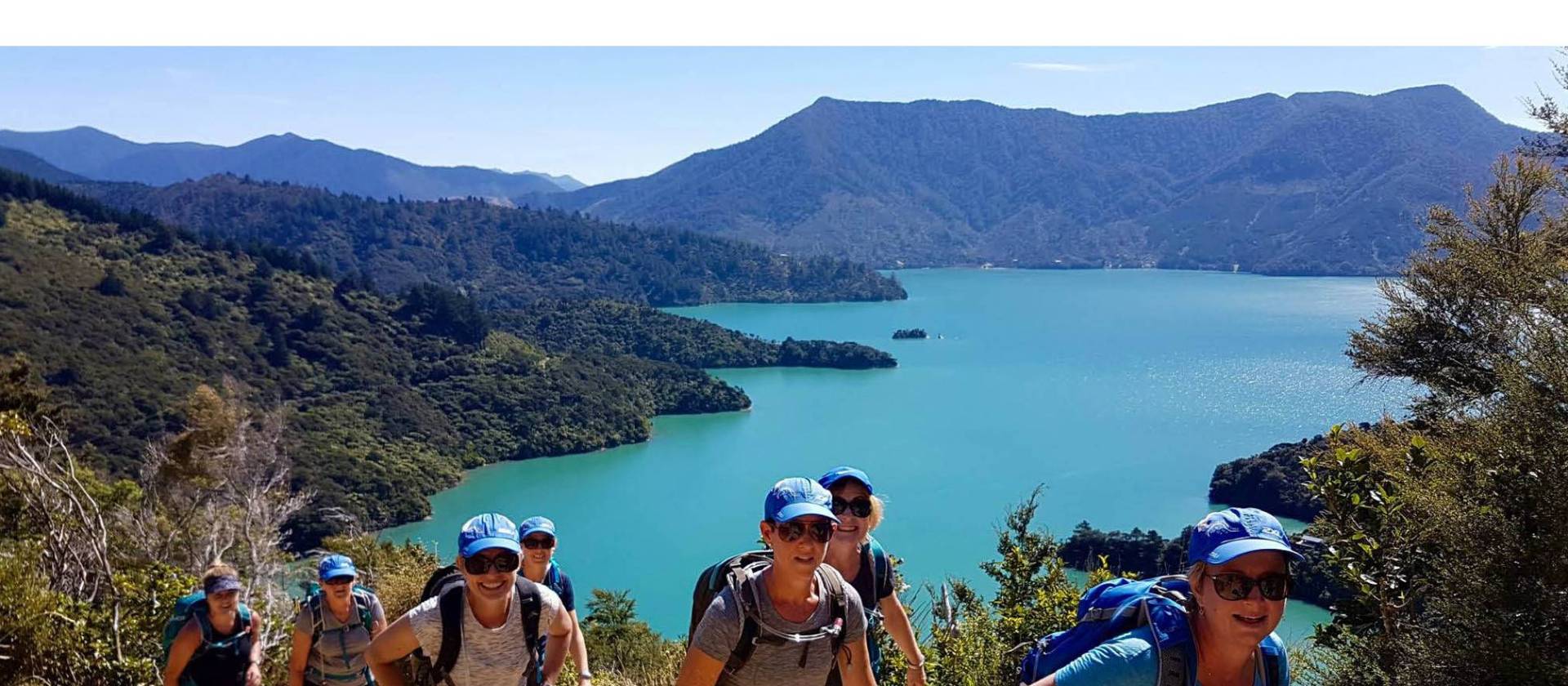 Trekking above Marlborough Sounds | Ross Daubney