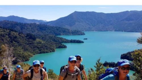 Trekking above Marlborough Sounds | Ross Daubney