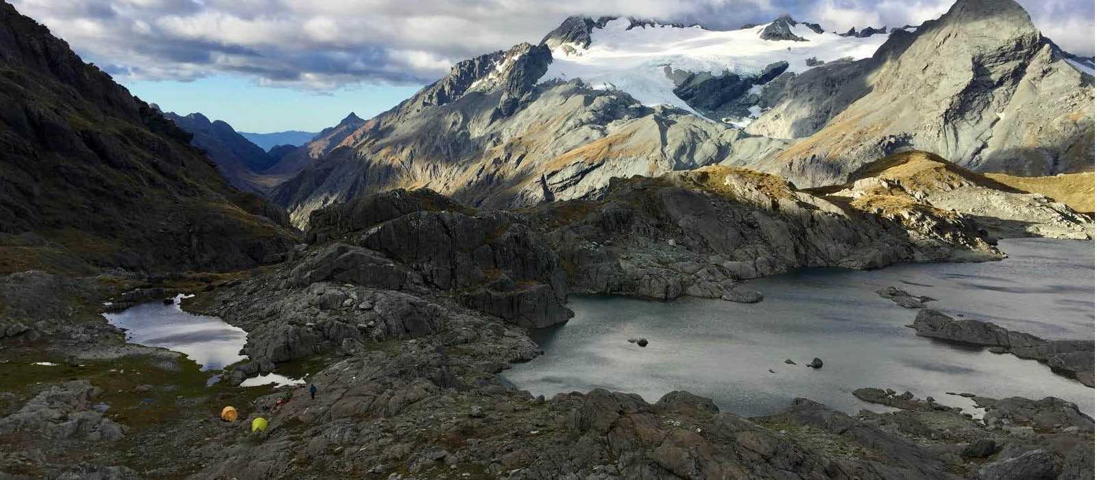 High alpine lakes provide a perfect backdrop and camp