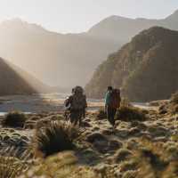 Early morning descent of the Wilkin Valley