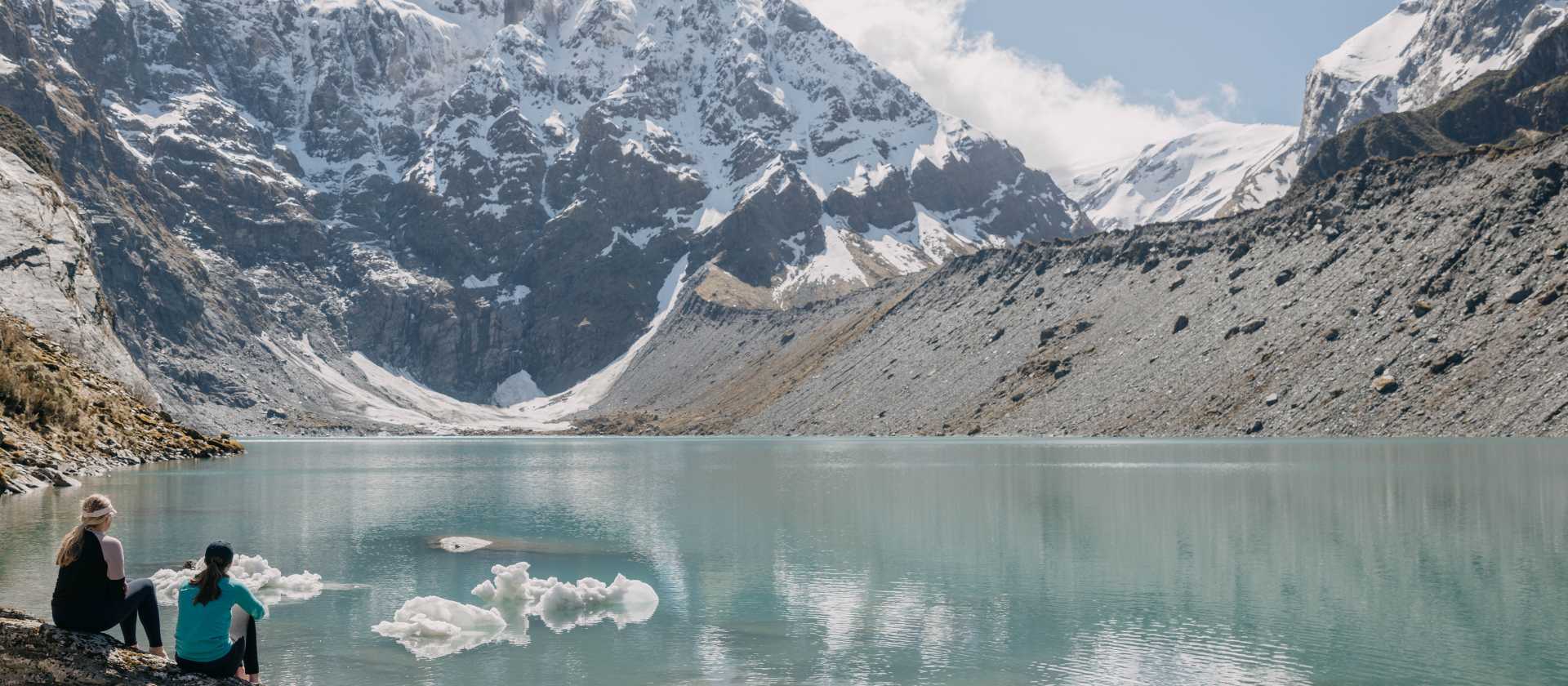 Taking a break to enjoy the peaceful serenity of Lake Lucidus