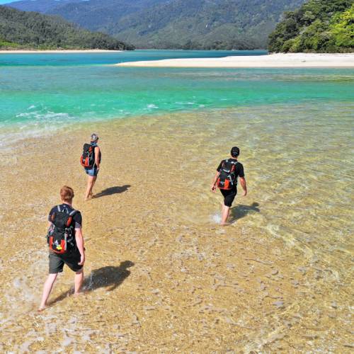 Enjoy sandy beaches and coastal views around Torrent Bay