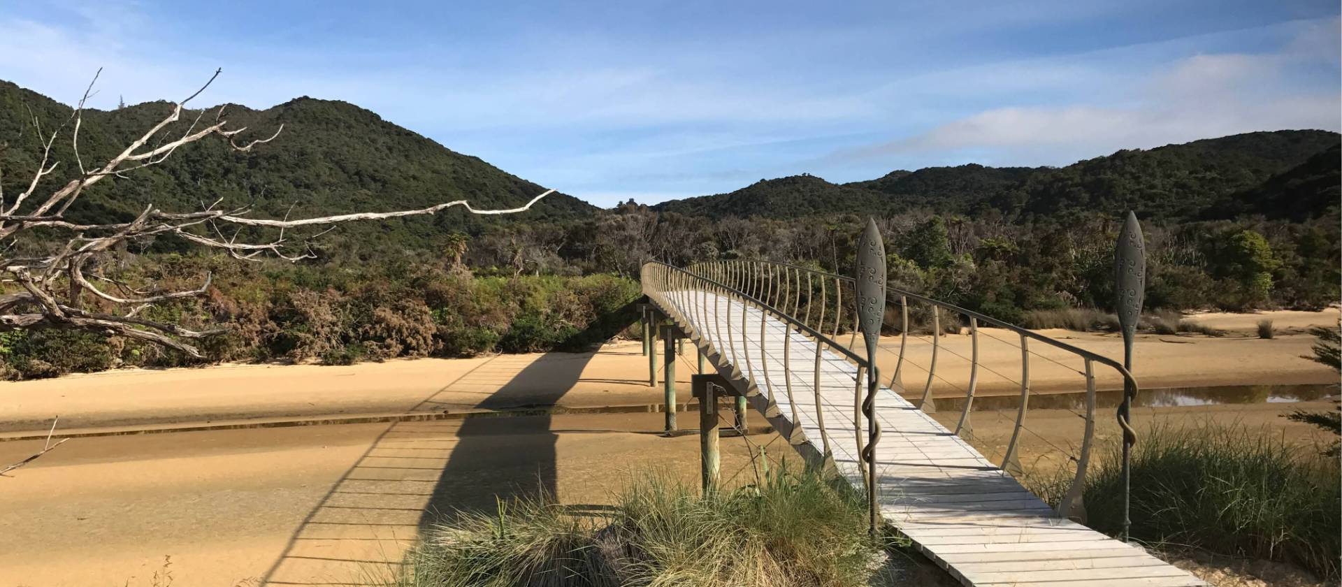 Bridge at the northern end of Onetahuti Beach | Janet Oldham