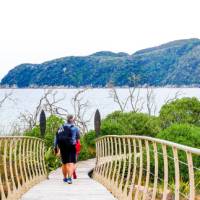 Walkers cross over bridges and walkways as part of the Abel Tasman Track | Natalie Tambolash
