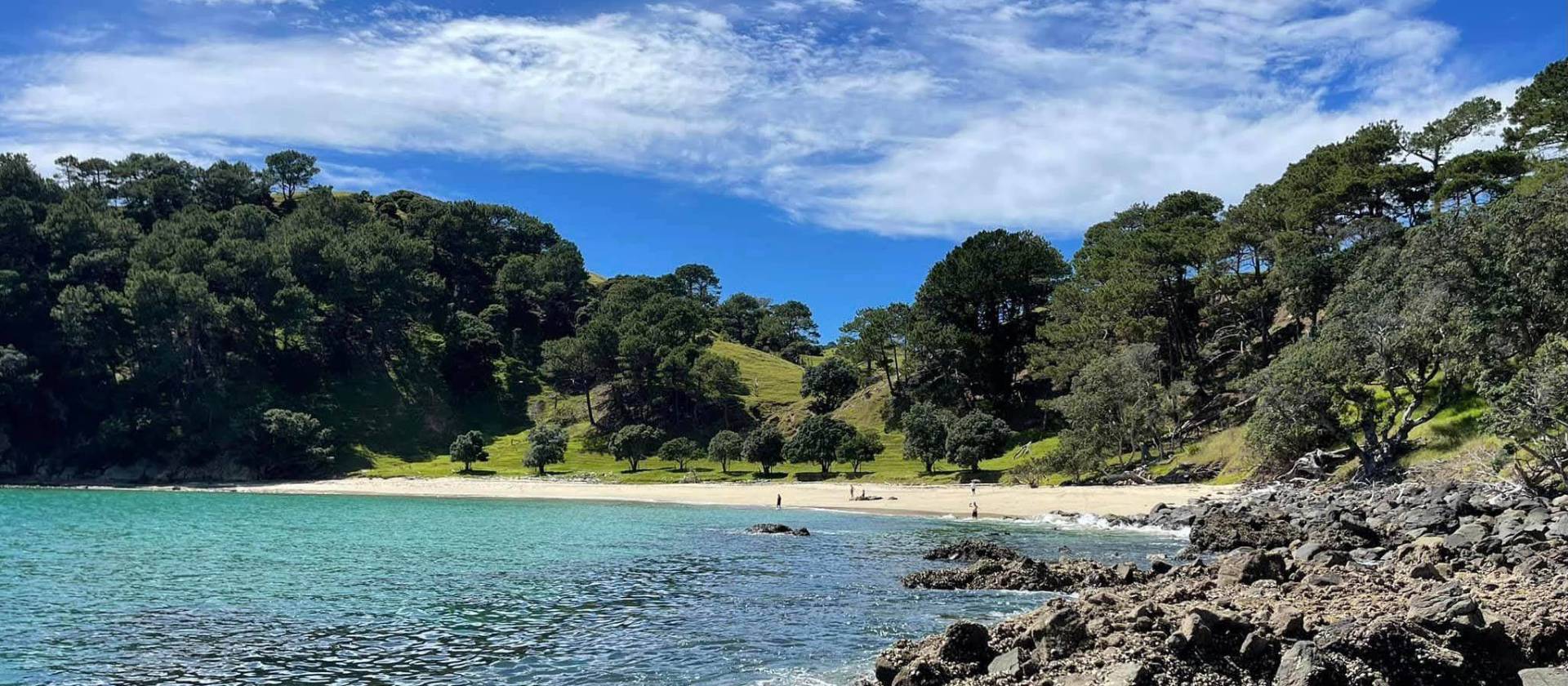 Azure waters of the Coromandel Coast
