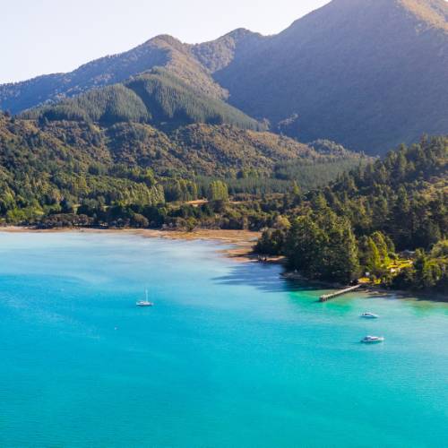 Discover the stunning Pelorus Sound while hiking the Nydia Track