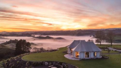 Enjoying a night of luxury glamping is all part of the experience in the Waikato. | Kylie Rae