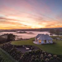 Enjoying a night of luxury glamping is all part of the experience in the Waikato. | Kylie Rae