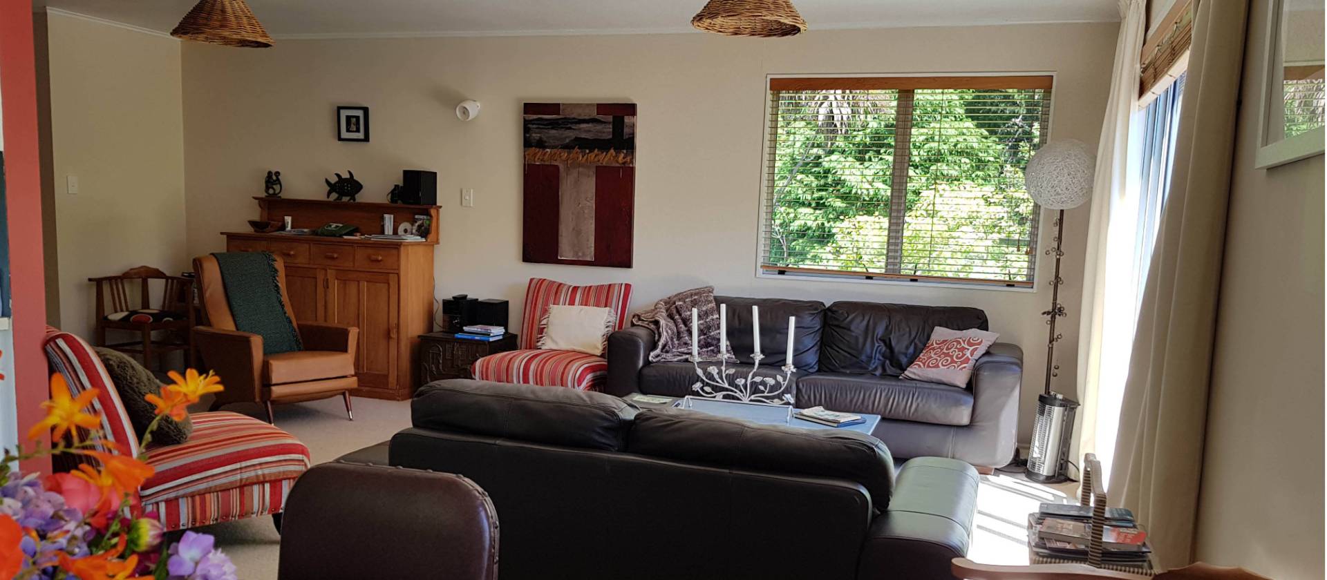 Enjoy relaxing in the cosy lounge after a fabulous day on the trails