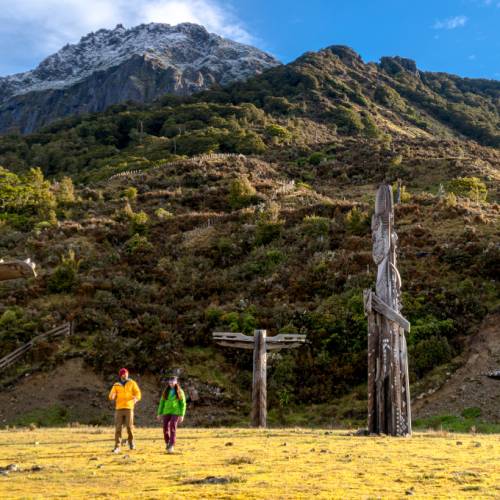 Hikers enjoying Mount Hikurangi, Gisborne