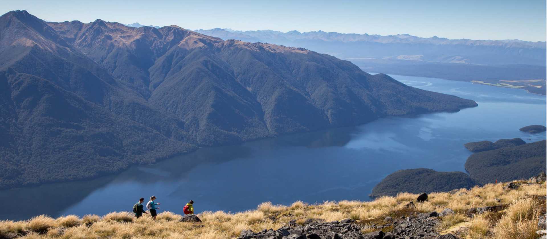 Hiking on the Kepler Track above Lake Te Anau | Triips and Tramps
