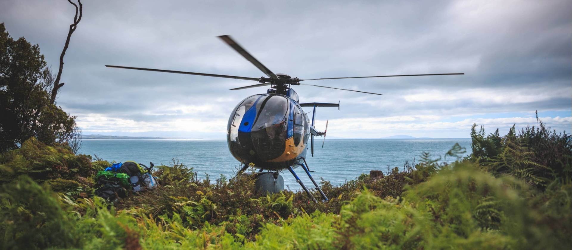Helicopter transport to starting point | Liz Carlson
