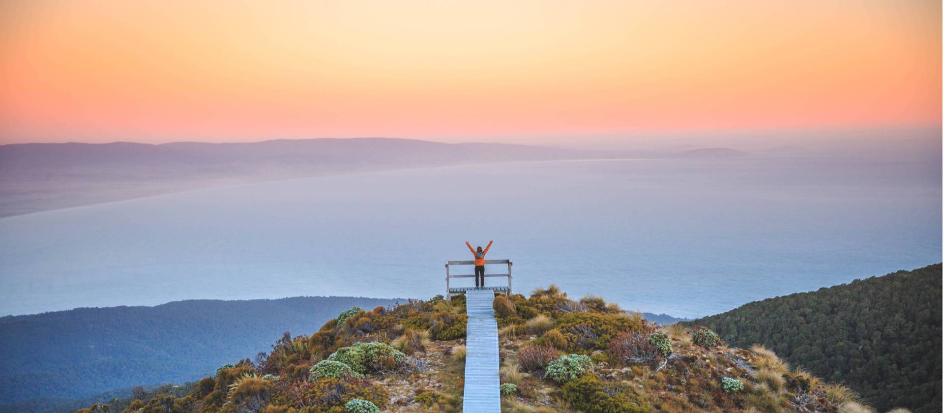 Panoramic views over Te Waewae Bay | Liz Carlson