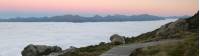 Catch a sunrise from the loop track above Okaka Lodge, Hump Ridge Track |  <i>Janet Oldham</i>