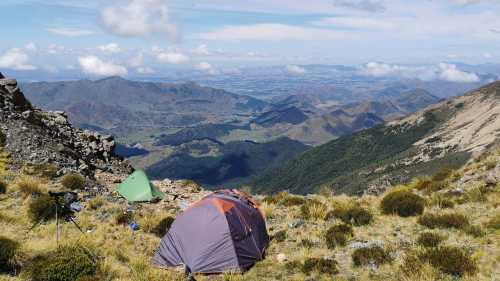 Enjoy wilderness camping positions that take full advantage of the views