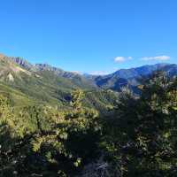 Stunning views across Island Hills nature reserve and mountains