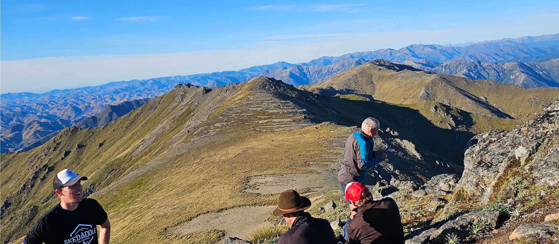 Looking at the views from the High Trails at Island Hills