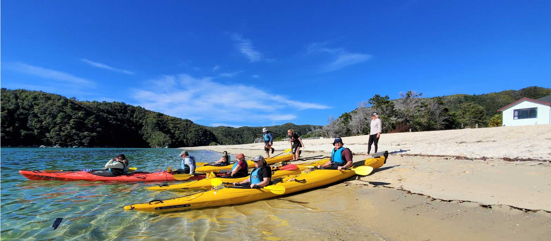 Kayaking at Torrent Bay
