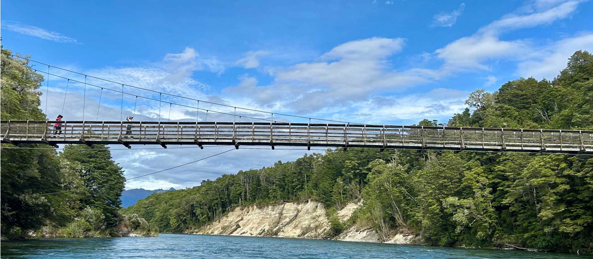 On the Waiau River on route to the start of the Kepler hike. | N Tambolash