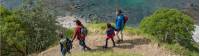 A family out enjoying one of New Zealand's fabulous coastal walks |  <i>Fraser Clements</i>