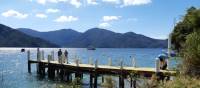 Meet the boat at the end of each day's walk at the designated jetty in the Marlborough Sounds | Kaye Wilson