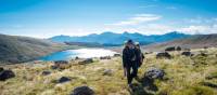 Walking amongst stunning lake views in the Kahurangi National Park