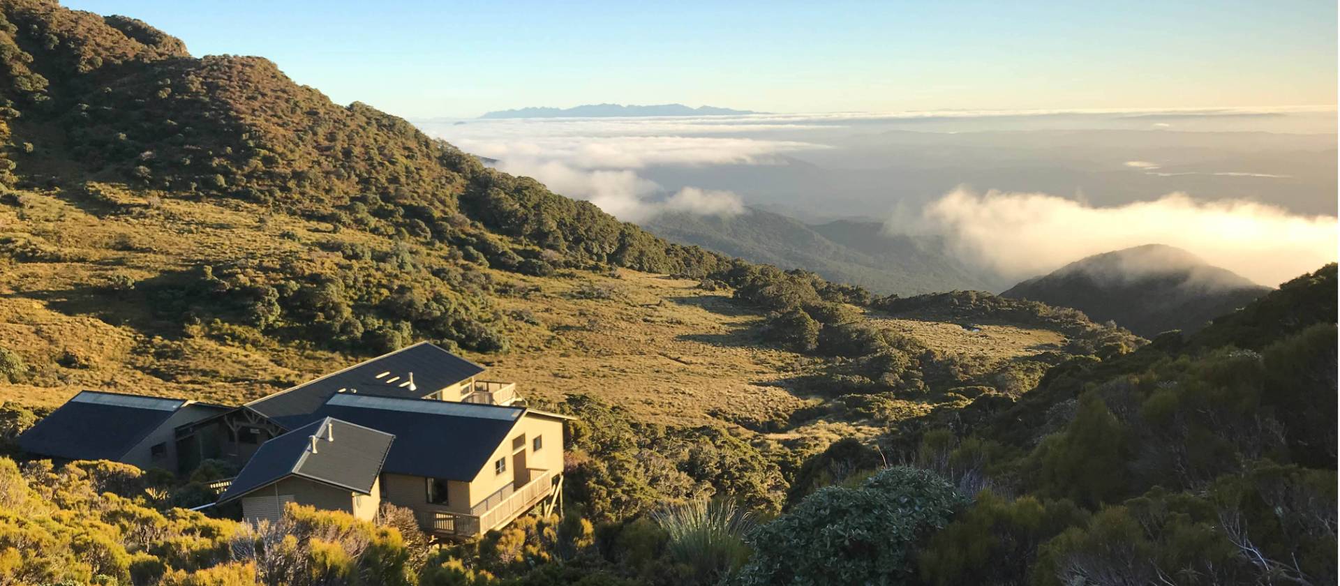 The stunning location of Okaka Lodge on Hump Ridge Track | Janet Oldham