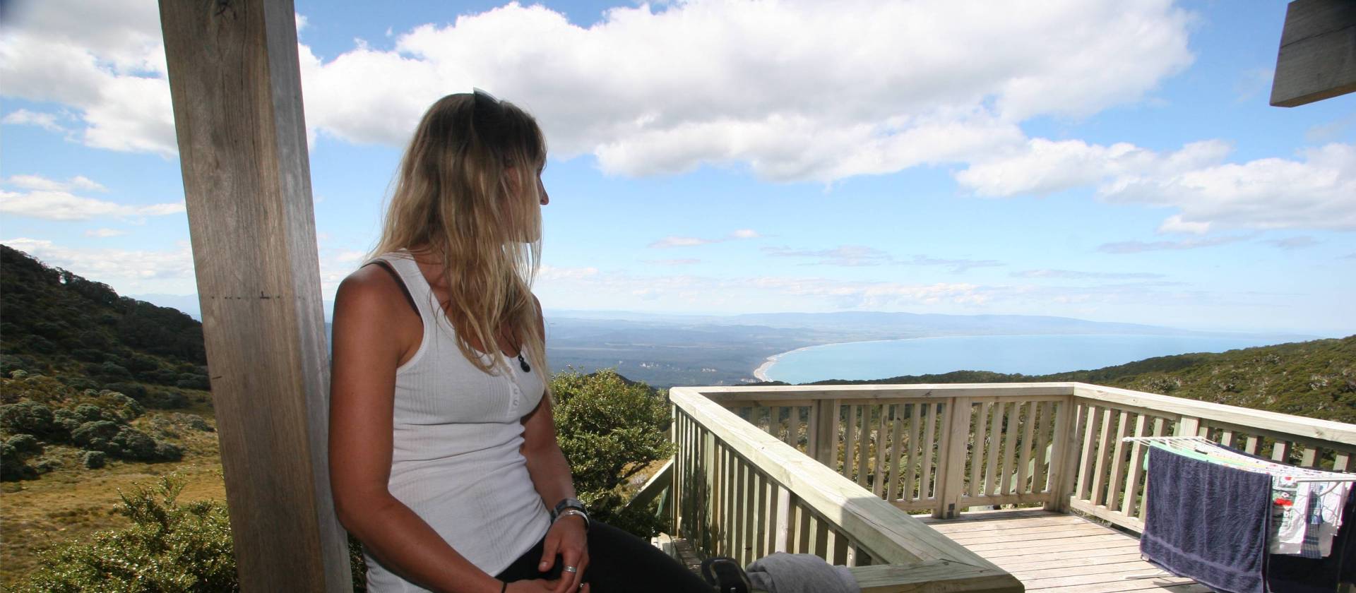 Cracking views from the balcony of Okaka lodge