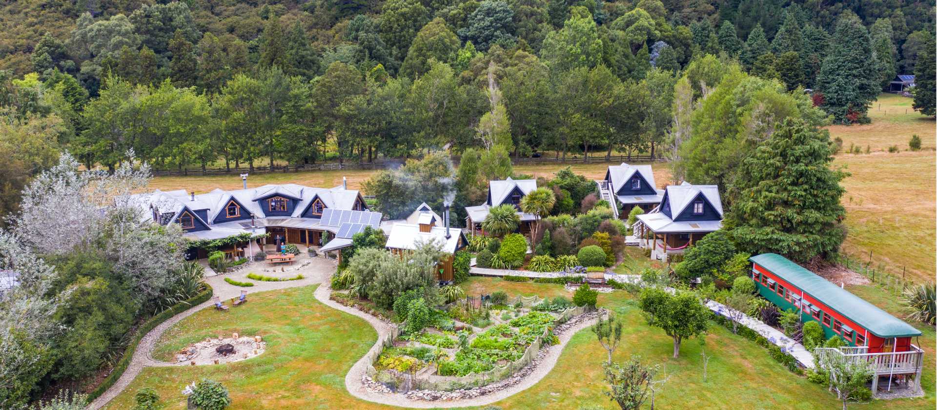 Accommodation whilst on the Nydia Track, the appropriately named On the Track Lodge | MarlboroughNZ