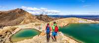 Popular hiking trip in Tongariro Alpine Crossing National Park