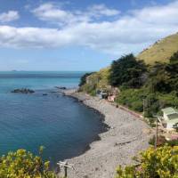 Looking out to the beaches from Godley