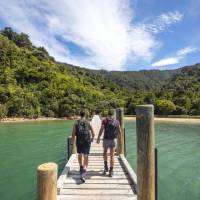 Off the boat transfers and ready to explore the Queen Charlotte Track | Miles Holden