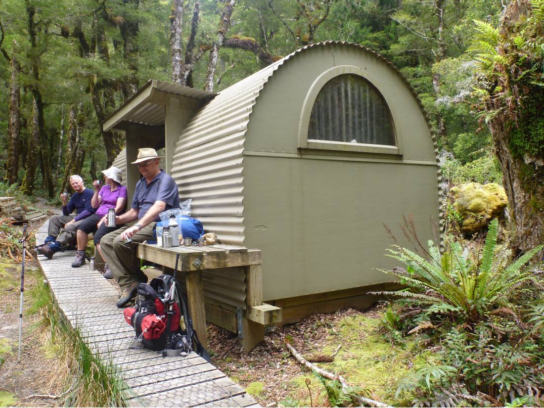 Time for a quick cuppa along the Tuatapere Hump Ridge Track |  <i>Shane Boocock</i>