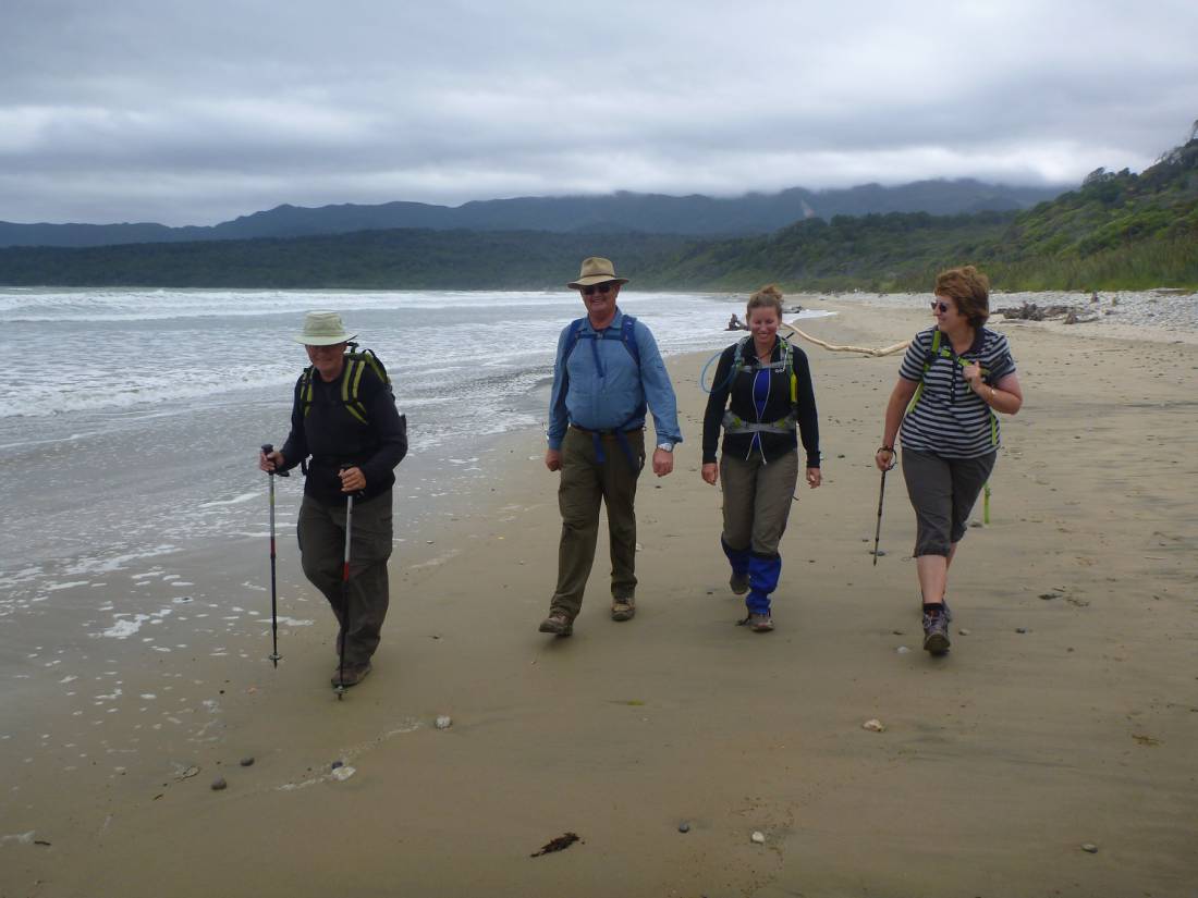 Walking along the southern coastline of the Tuatapere Hump Ridge Track |  <i>Shane Boocock</i>