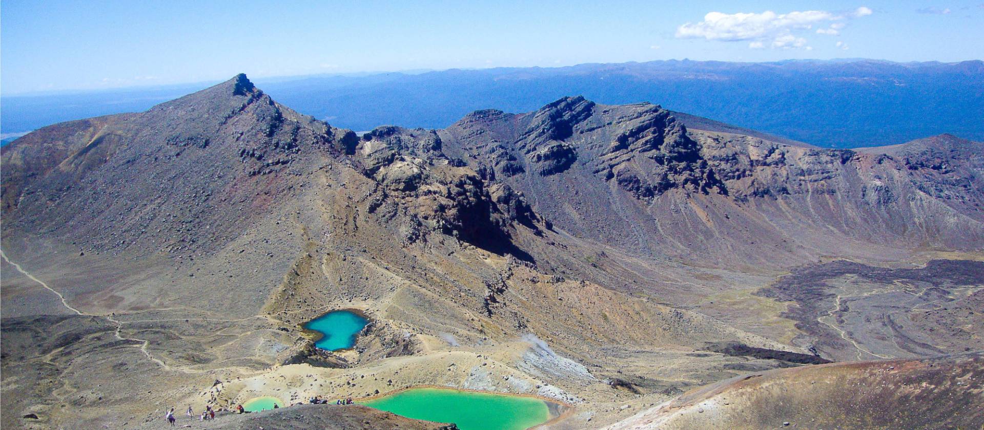 Stunning views across the Tongariro Lakes | Natalie Tambolash