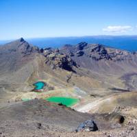 Stunning views across the Tongariro Lakes | Natalie Tambolash