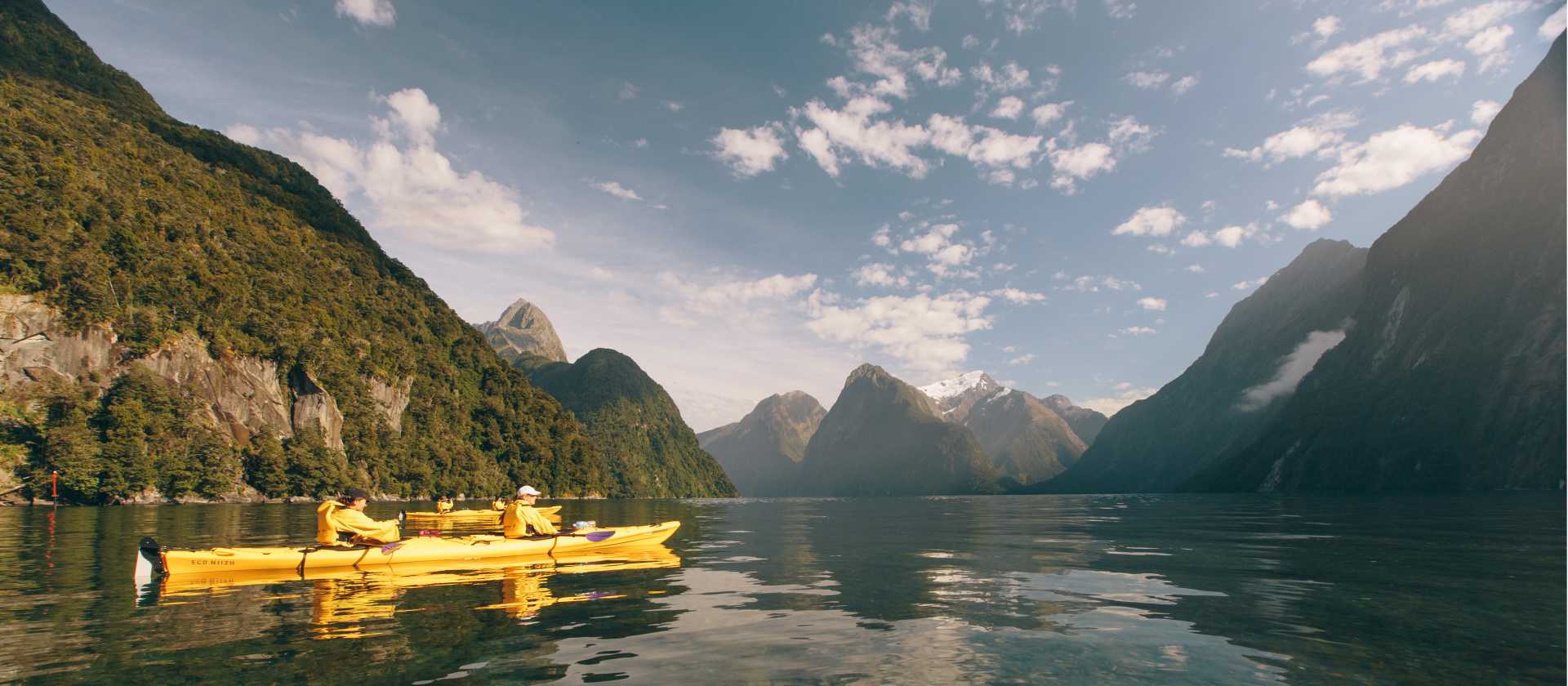 Kayaking in Milford Sound