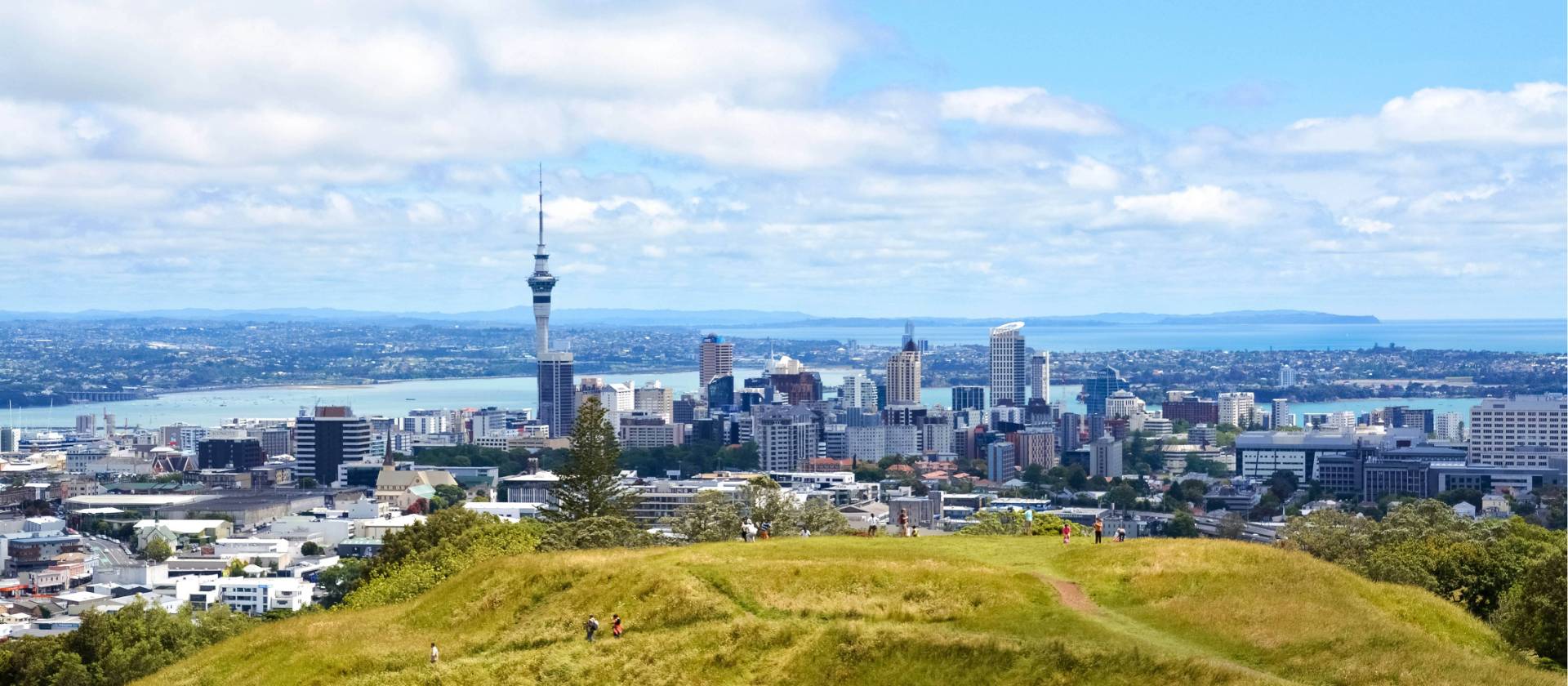 Stunning views over Auckland from one of its many volcanic domes. | Jeremy Bezanger