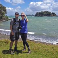 Enjoying a photo opportunity on a self-guided Te Ara Hura Walk | Gabrielle Young