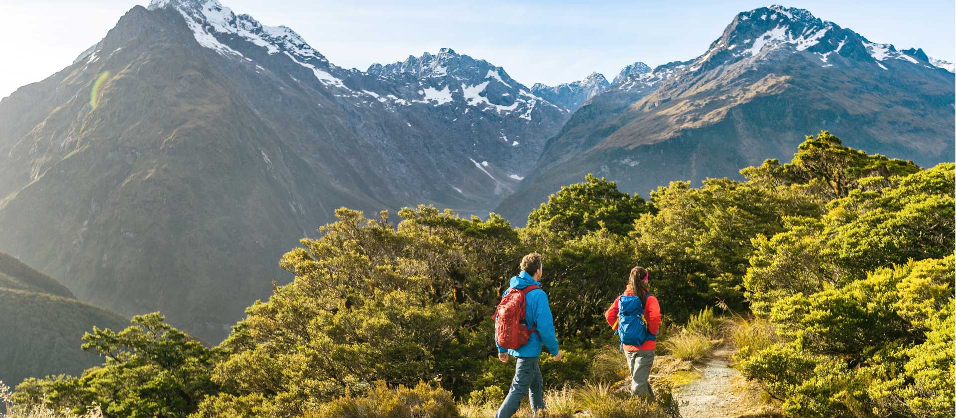 Tramping on the Key Summit Track in Fiordland National Park