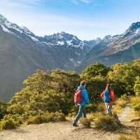 Tramping on the Key Summit Track in Fiordland National Park