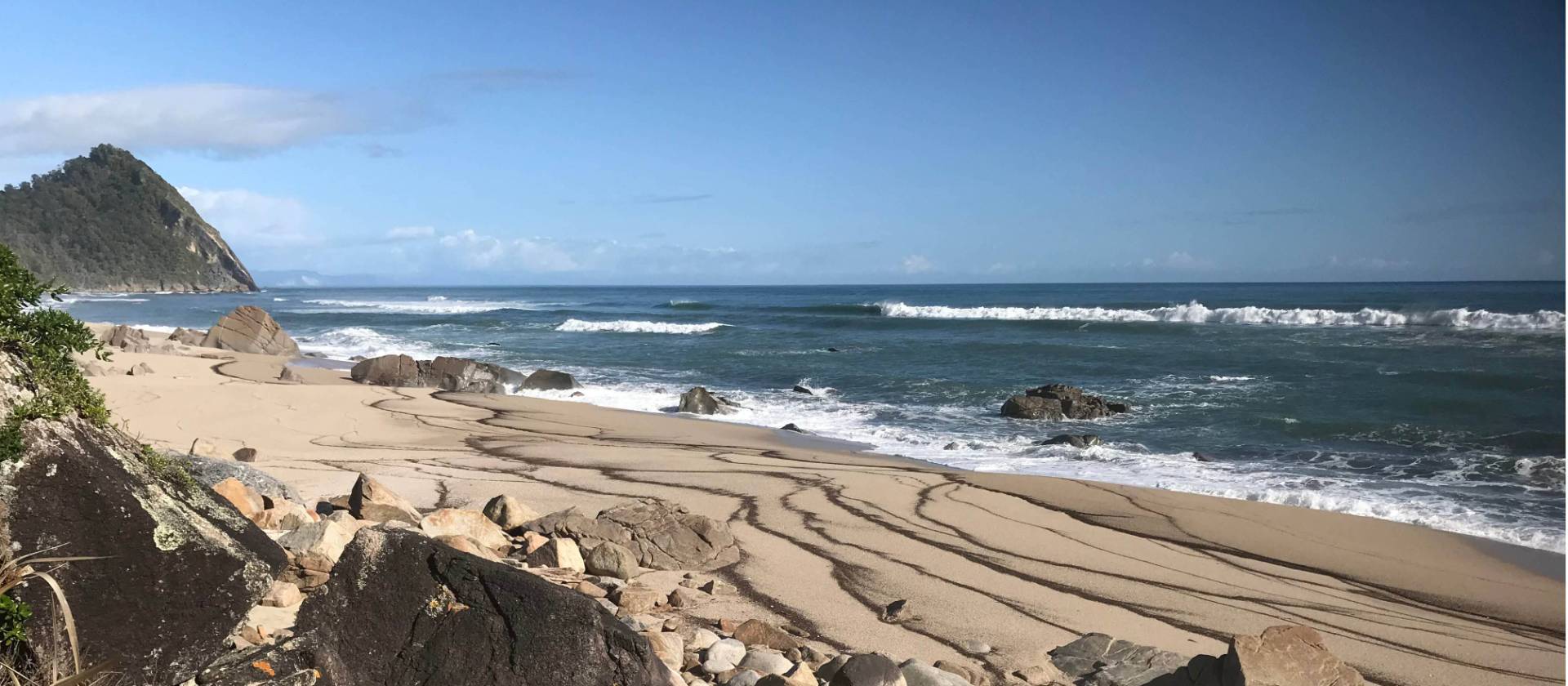 Rugged coastline along the Heaphy Track | Janet Oldham